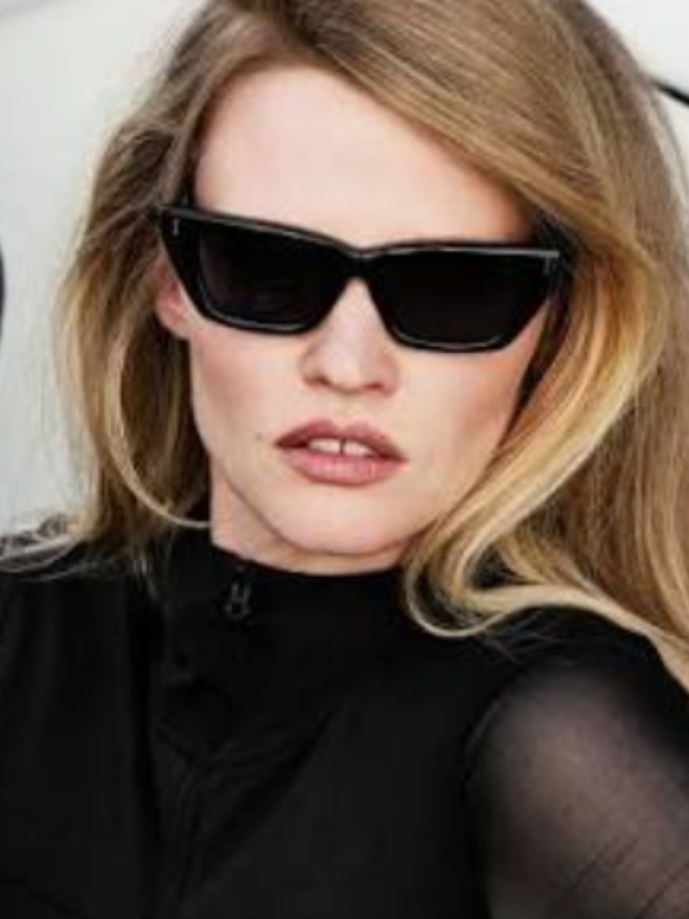ALO Cat Eye Sunglasses BLACK